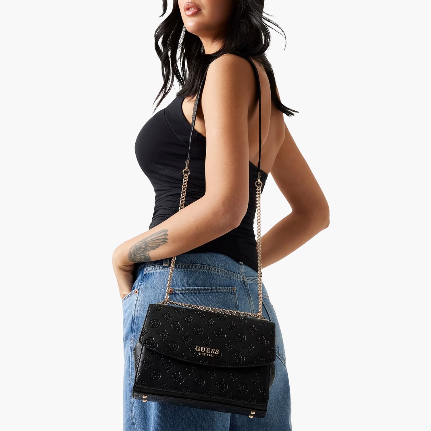 Guess Phoebe.Conv Γυναικεία Τσάντα