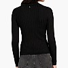 Guess Rib.Miranda Γυνακεία Πλεκτά - Ζακέτες Guess Rib.Miranda-Black