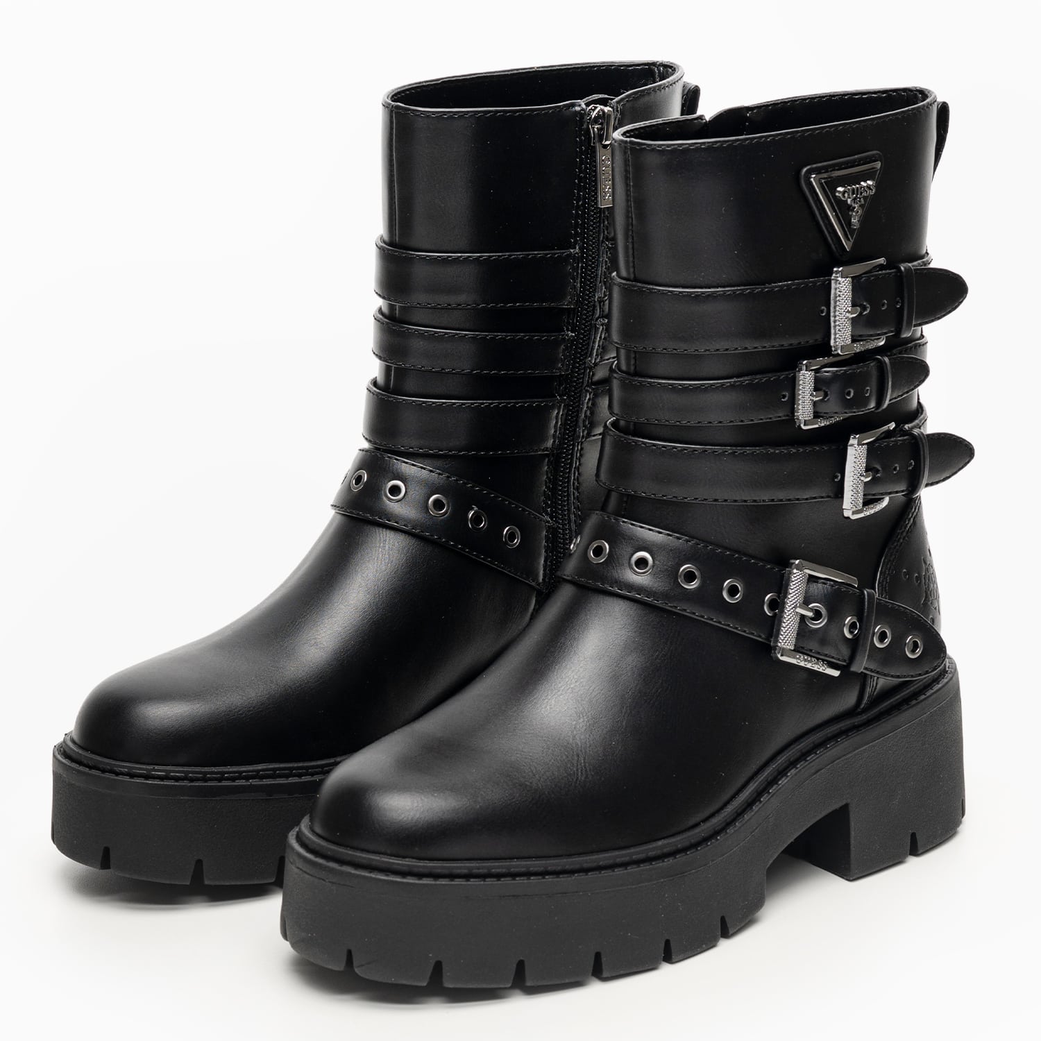 Guess Salvo Γυναικείο Μποτάκι Guess Salvo-Black