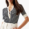 Guess Serafino.Striped Γυνακεία Μπλούζα - Τοπ Guess Serafino.Striped-DarkBlue