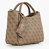 Guess Sml.Brenton Γυναικεία Τσάντα Guess Sml.Brenton-Beige