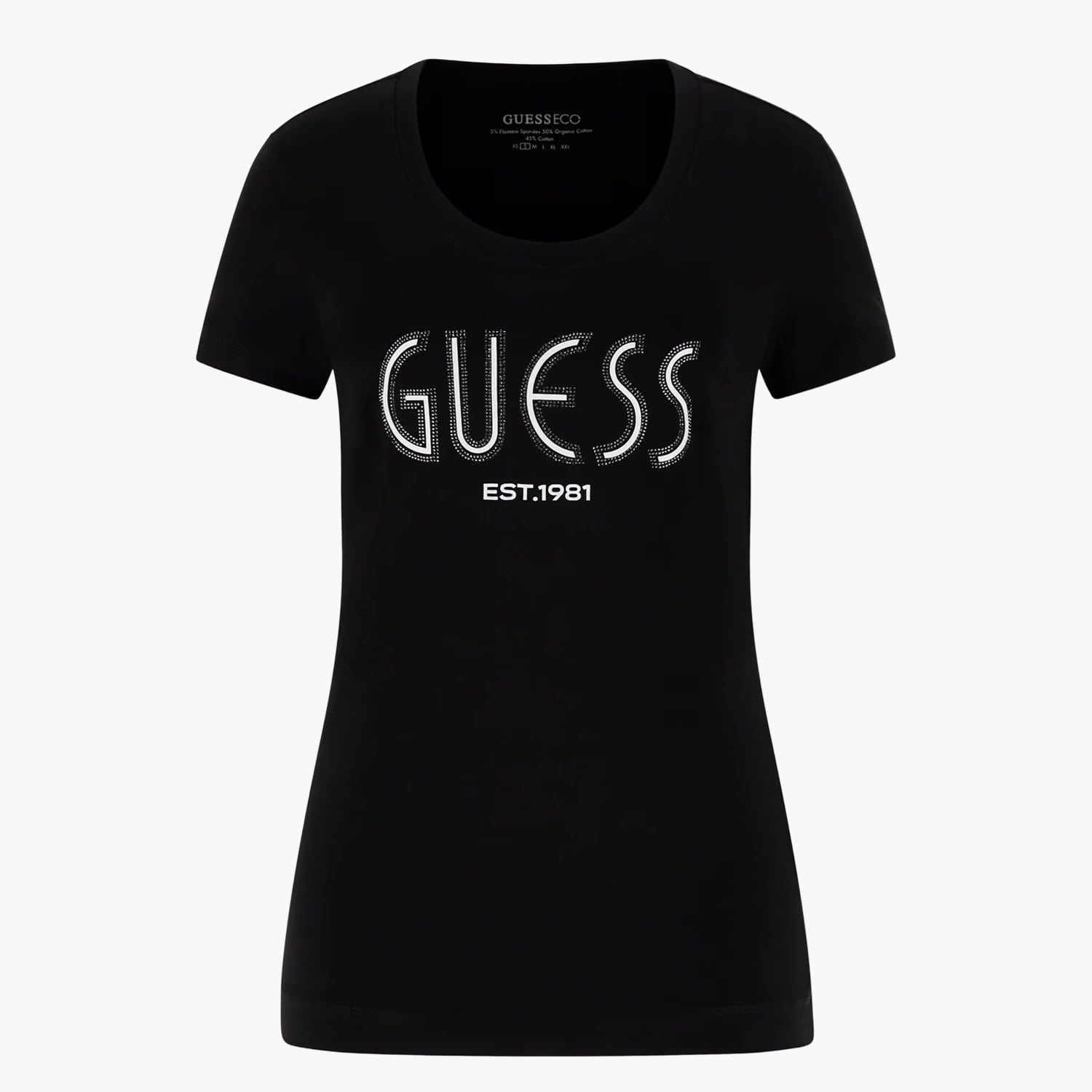 Guess Ss.Lgtee Γυνακεία Μπλούζα - Τοπ Guess Ss.Lgtee-Black