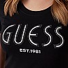 Guess Ss.Lgtee Γυνακεία Μπλούζα - Τοπ Guess Ss.Lgtee-Black