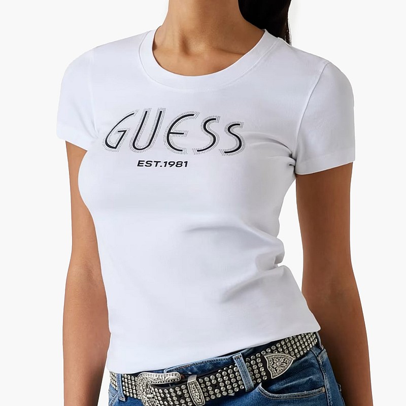 Guess Ss.Lgtee Γυνακεία Μπλούζα - Τοπ