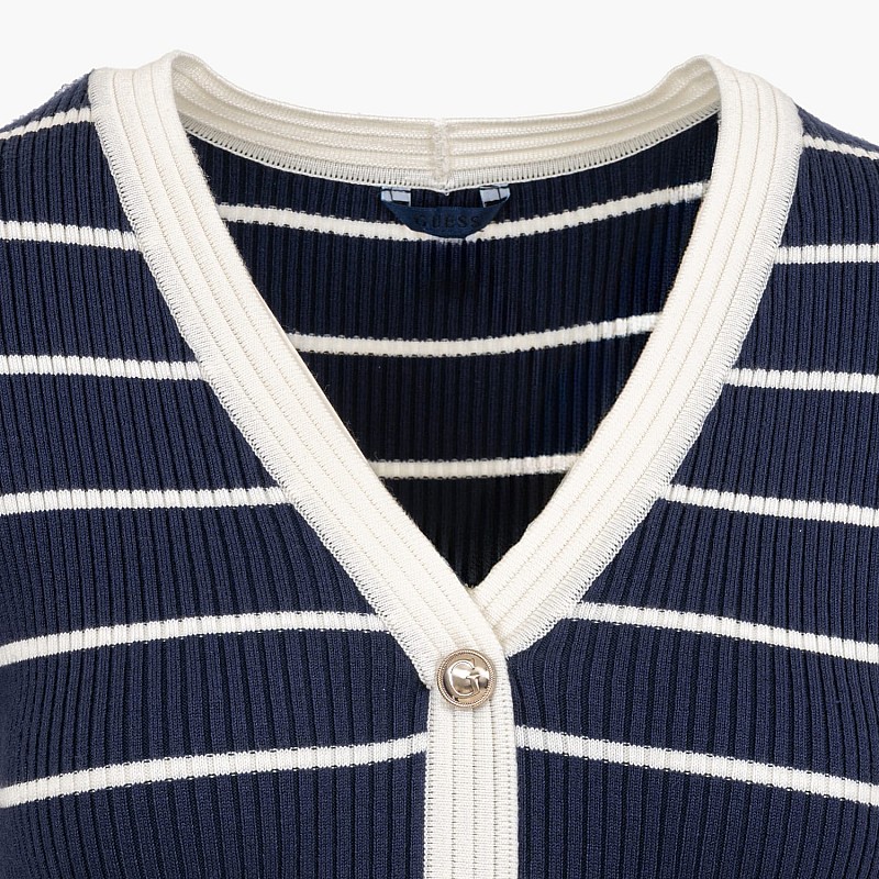 Guess Striped.Andrea Γυνακεία Φορέματα - Ολόσωμες Φόρμες