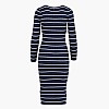 Guess Striped.Andrea Γυνακεία Φορέματα - Ολόσωμες Φόρμες Guess Striped.Andrea-Blue