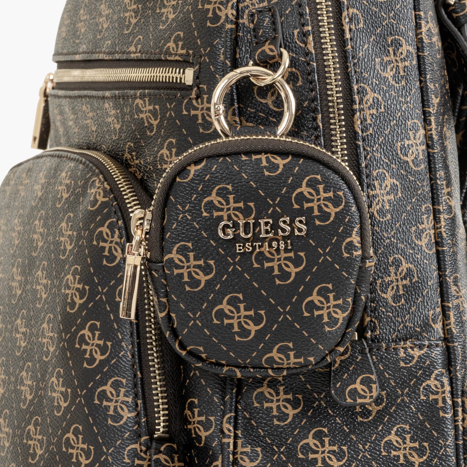 Guess Tech2.Power Γυναικεία Τσάντα Guess Tech2.Power-Brown