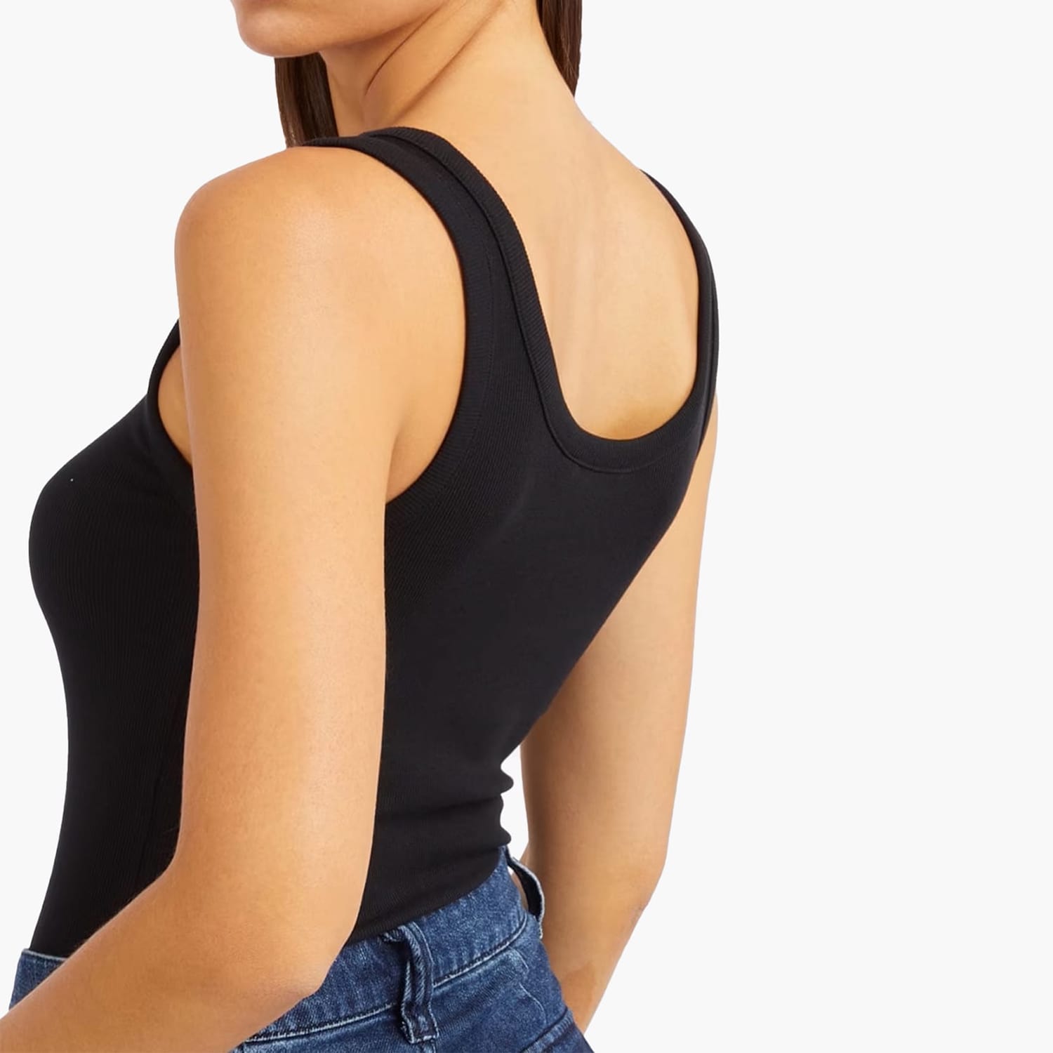 Guess Triangle.Bling Γυνακεία Μπλούζες - Τοπ Guess Triangle.Bling-Black