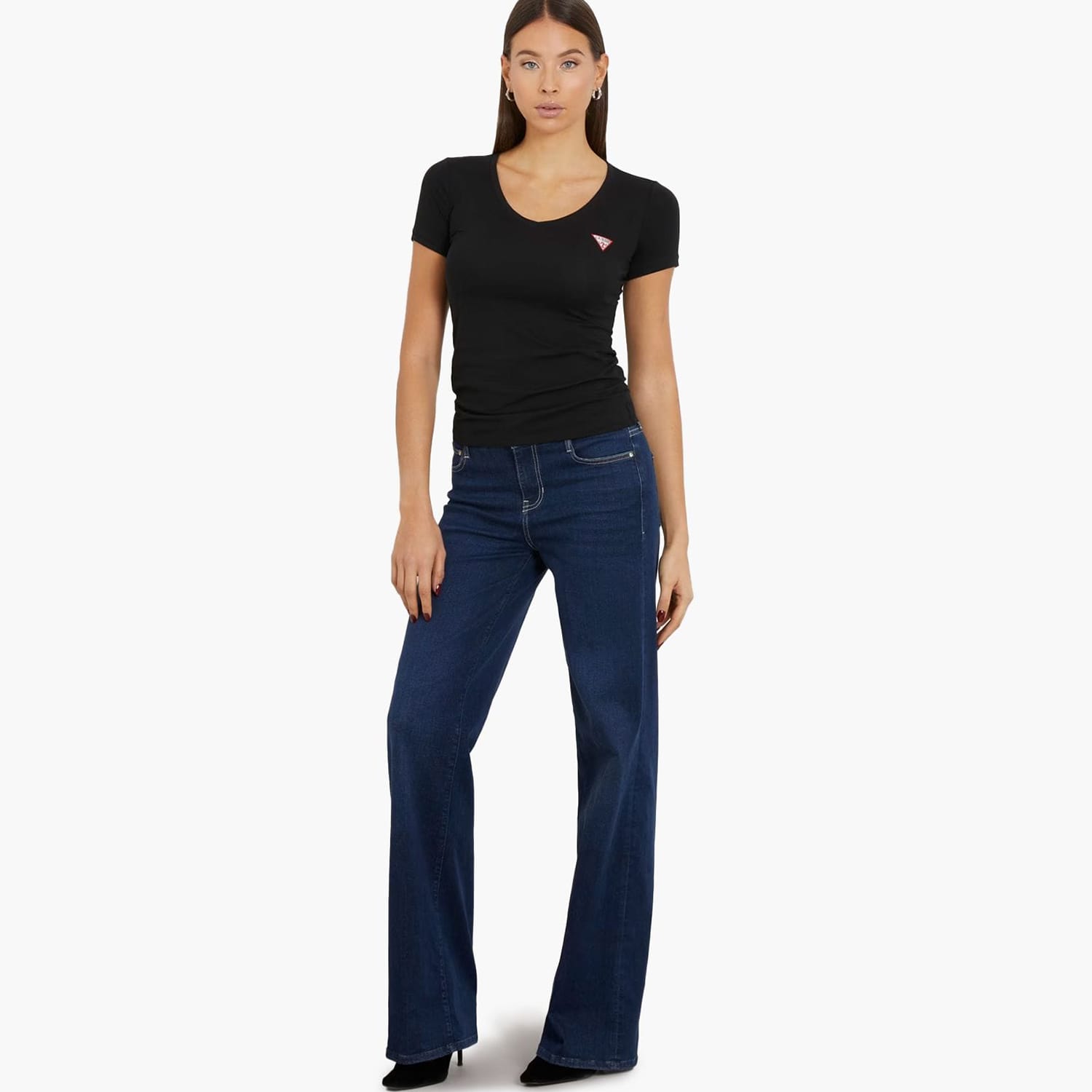 Guess V.Mini Γυνακεία Μπλούζες - Τοπ Guess V.Mini-Black