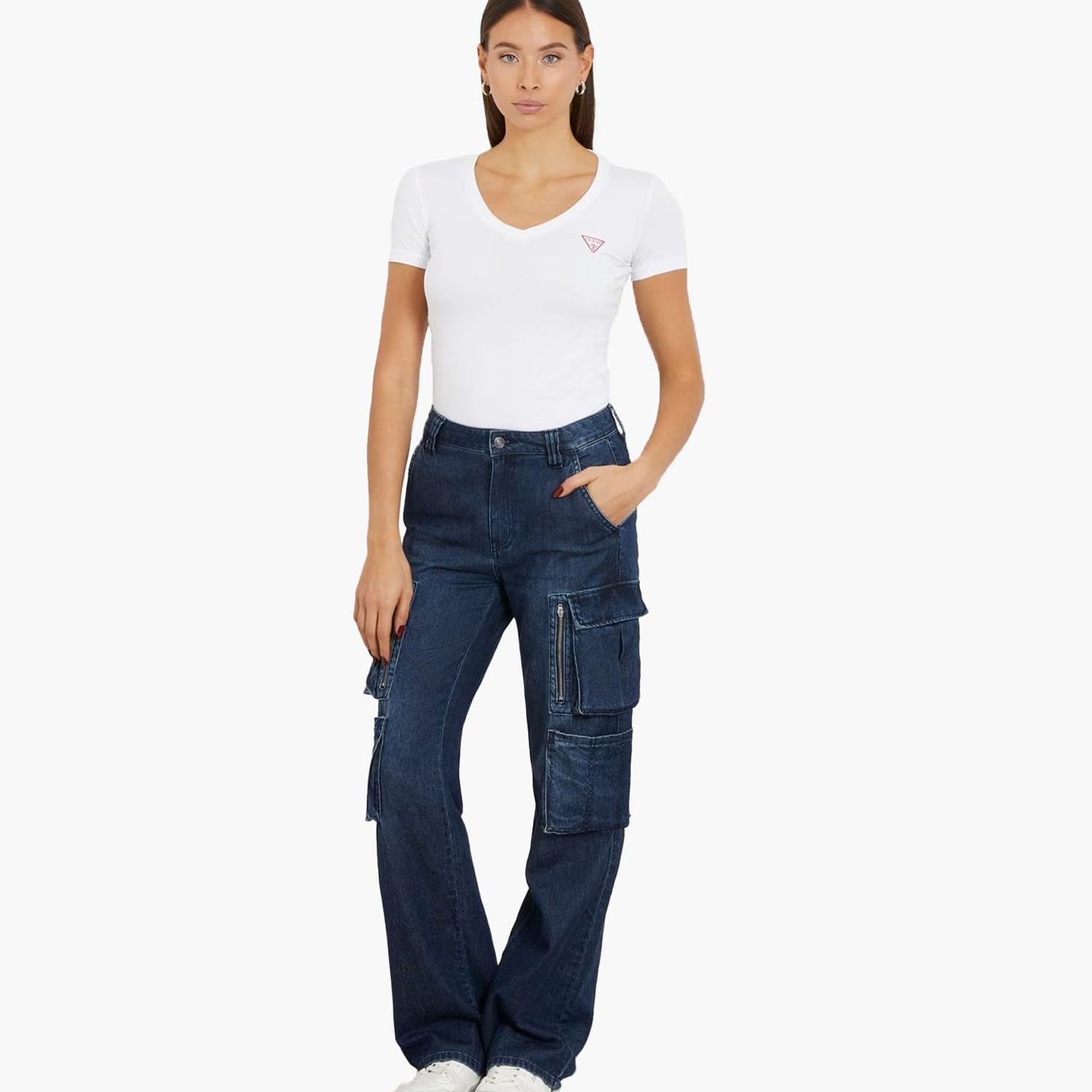 Guess V.Mini Γυνακεία Μπλούζες - Τοπ Guess V.Mini-White