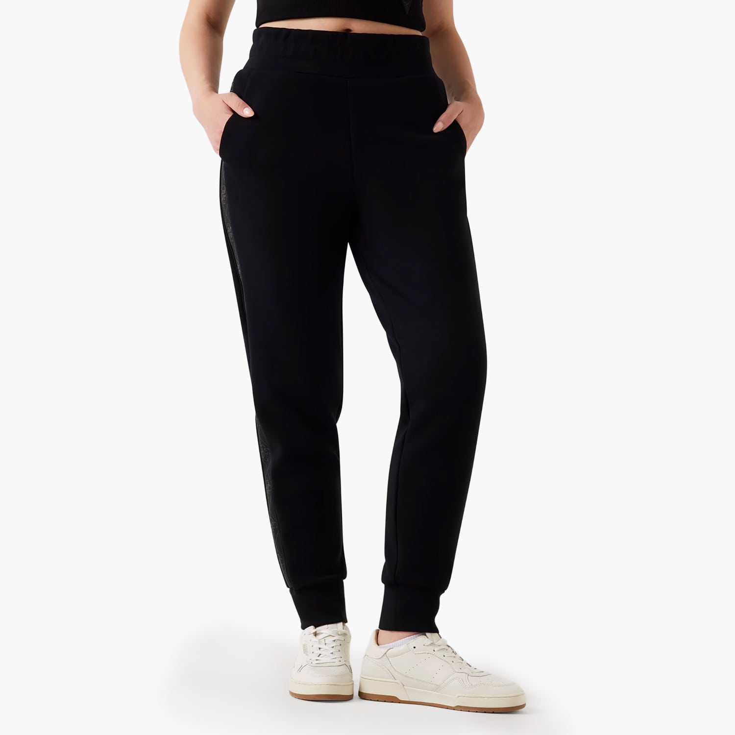 Guess Victorie.Pant Γυνακεία Παντελόνια Guess Victorie.Pant-Black