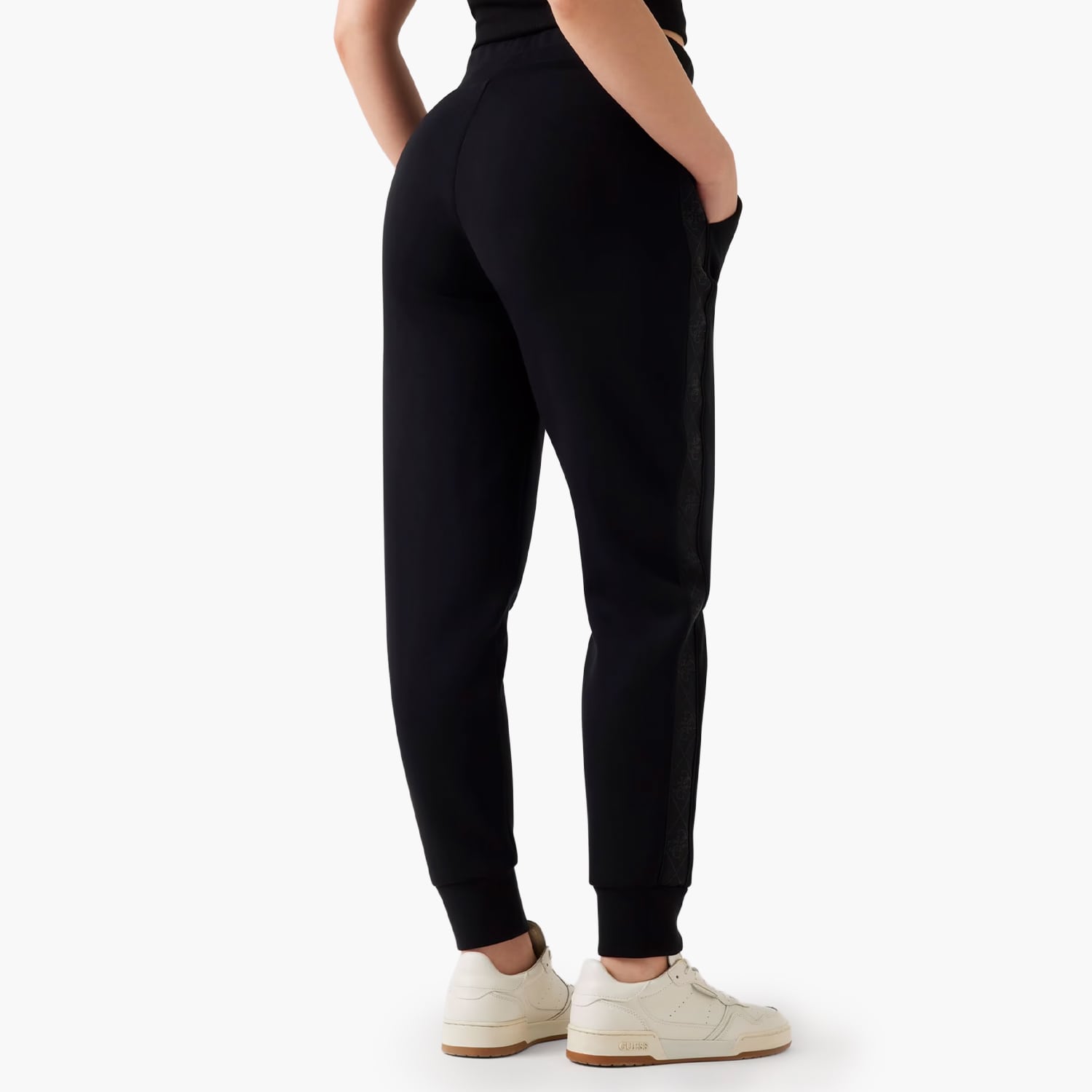 Guess Victorie.Pant Γυνακεία Παντελόνια Guess Victorie.Pant-Black