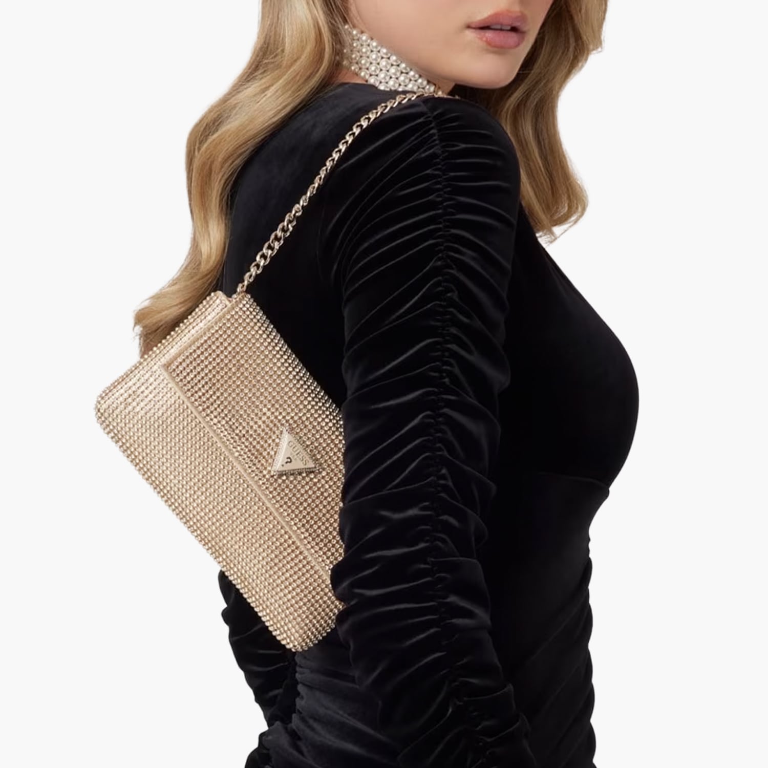 Guess Zalina2.Clutch Γυναικεία Τσάντα