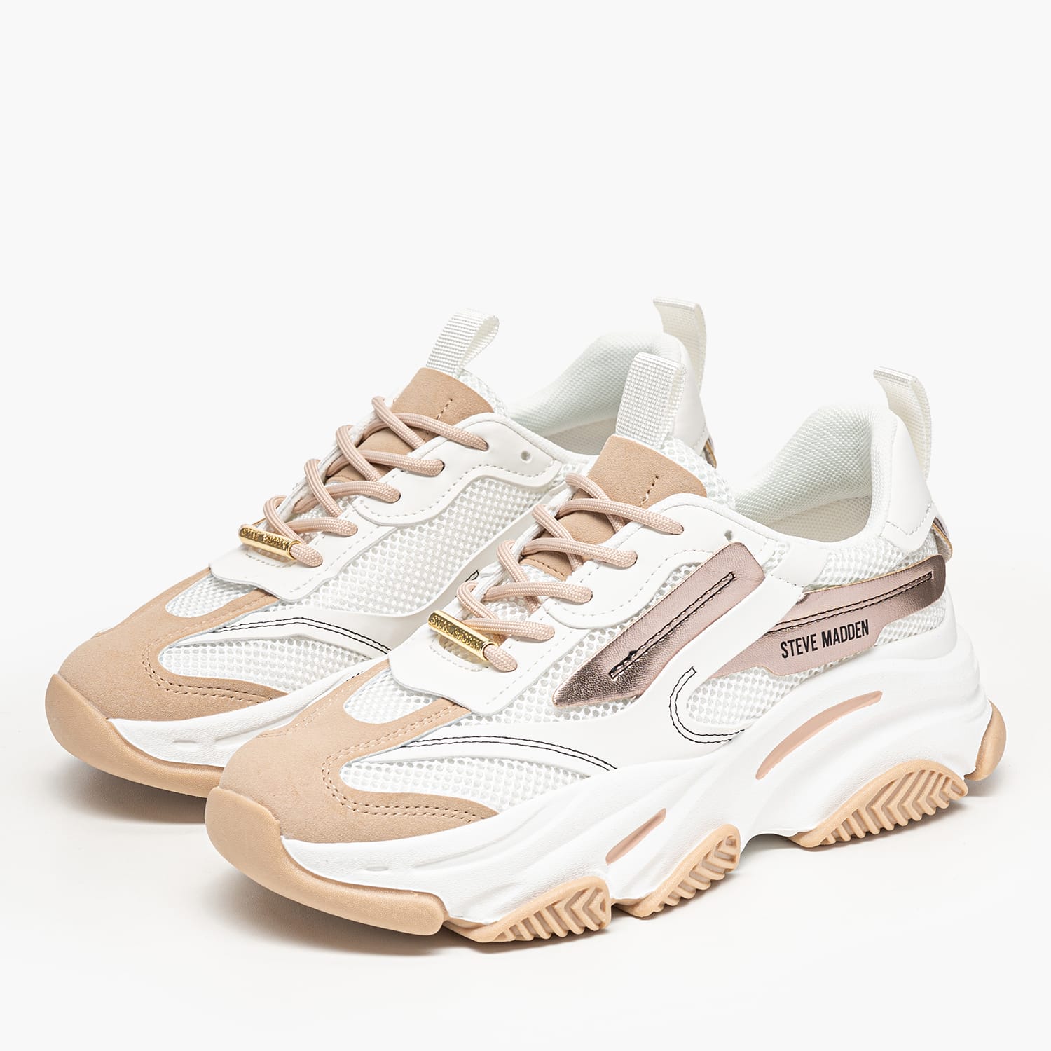 Steve Madden Possession.Egld Womens Casual Shoe Steve Madden Possession.Egld-Beige