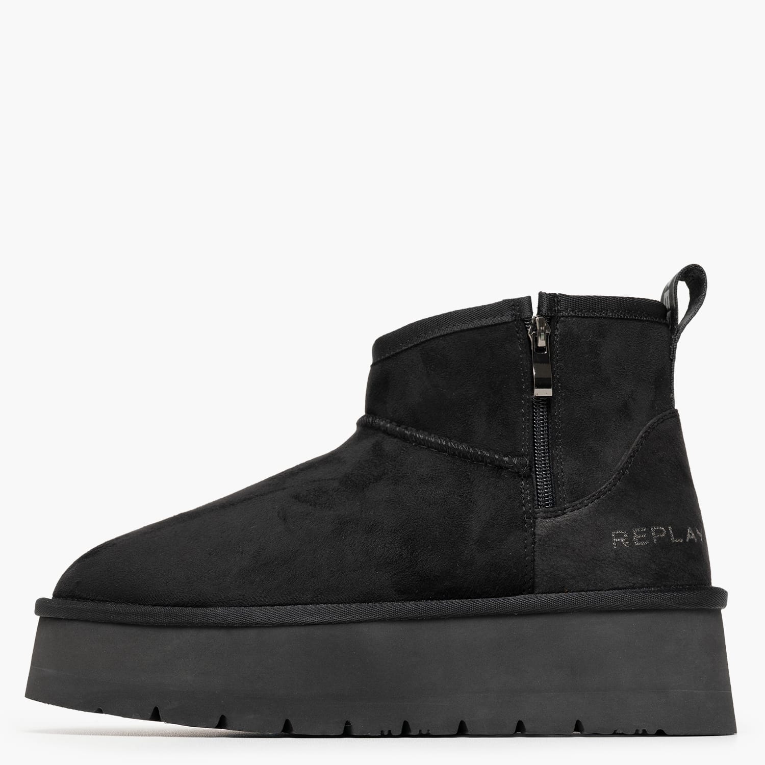 Replay Chic.Tonal Γυναικείο Μποτάκι Replay Chic.Tonal-Black