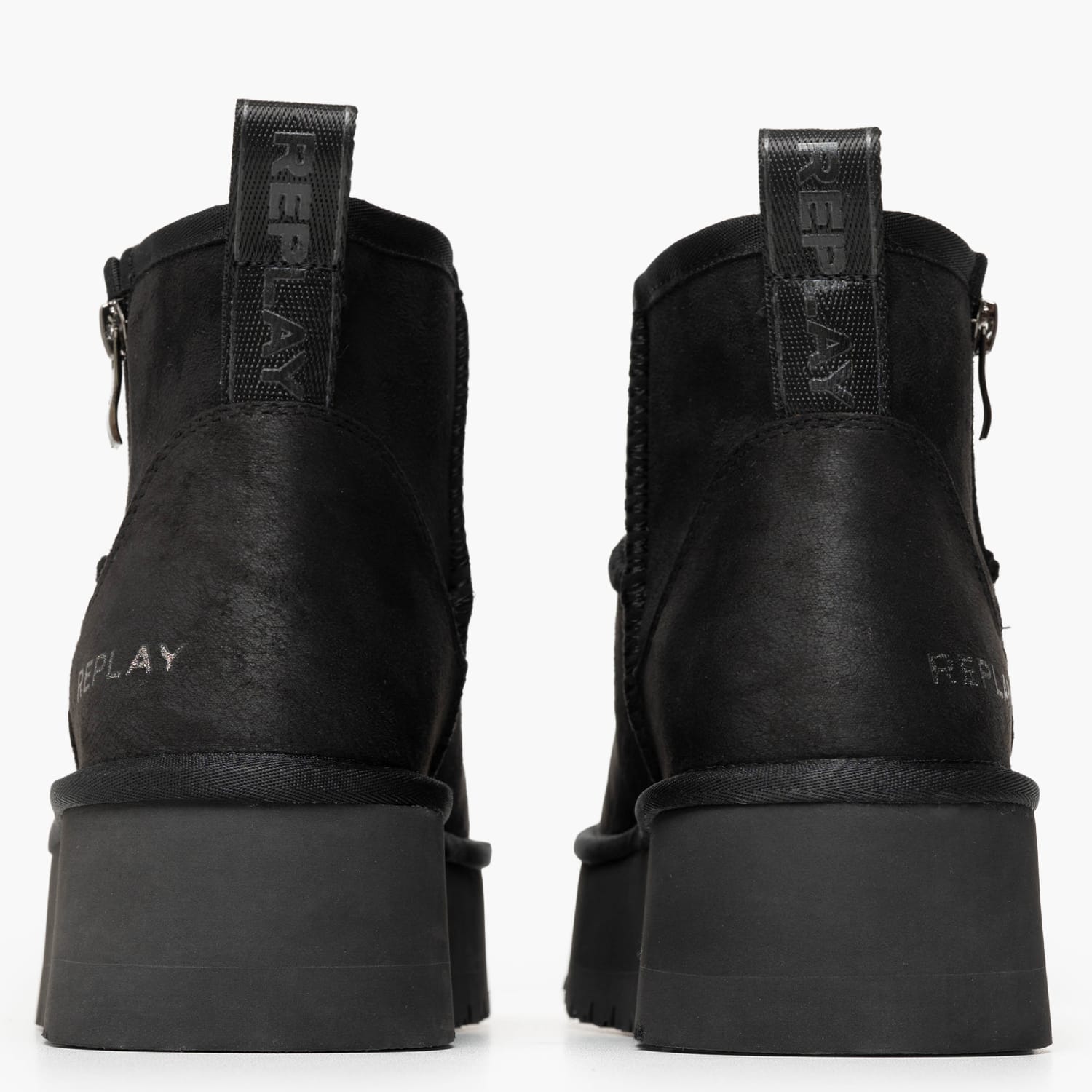 Replay Chic.Tonal Γυναικείο Μποτάκι Replay Chic.Tonal-Black