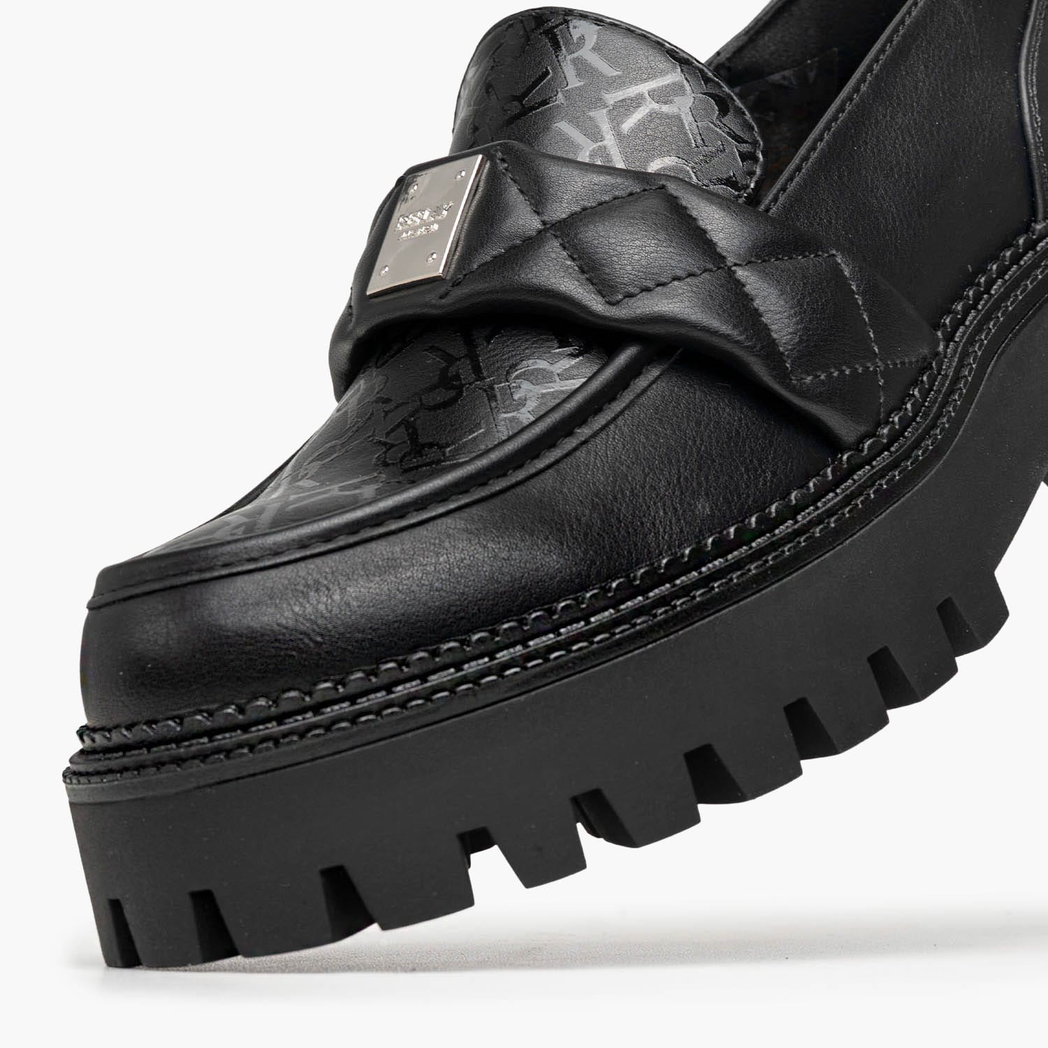 Replay Numb.Padded Γυναικείο Μοκασίνι Replay Numb.Padded-Black