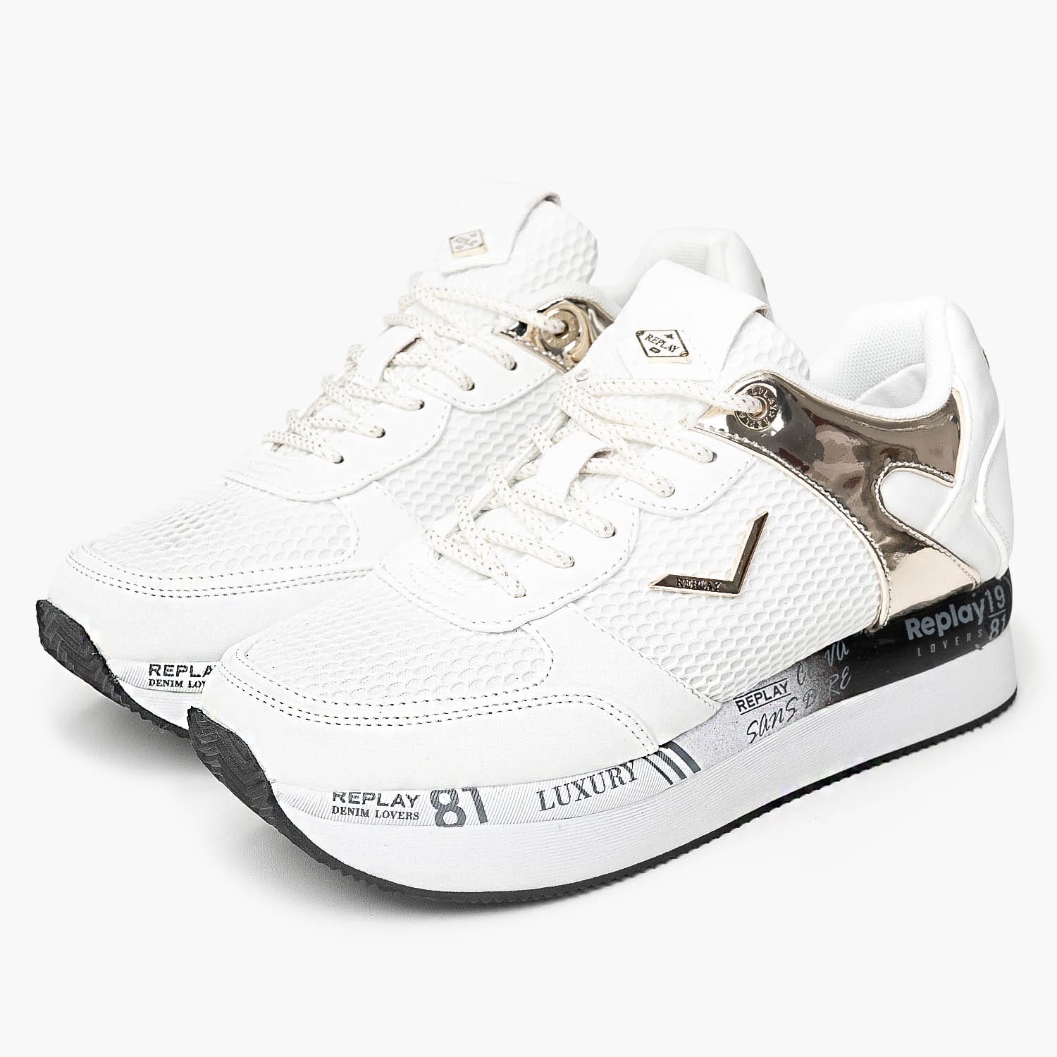 Replay Total.Th Γυναικείο Παπούτσι Casual Replay Total.Th-White