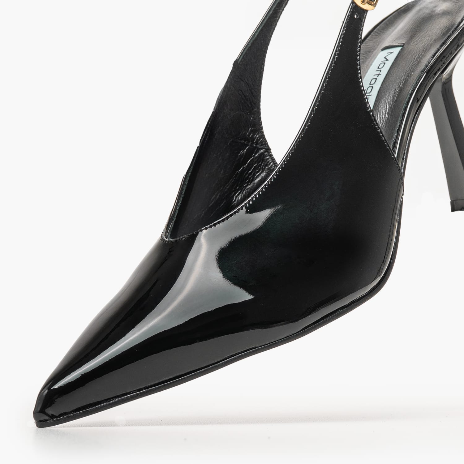 Mortoglou S701 Γυναικεία Γόβα & Peeptoe Ψηλή