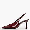 Mortoglou S701 Γυναικεία Γόβα & Peeptoe Ψηλή Mortoglou S701-Bordo
