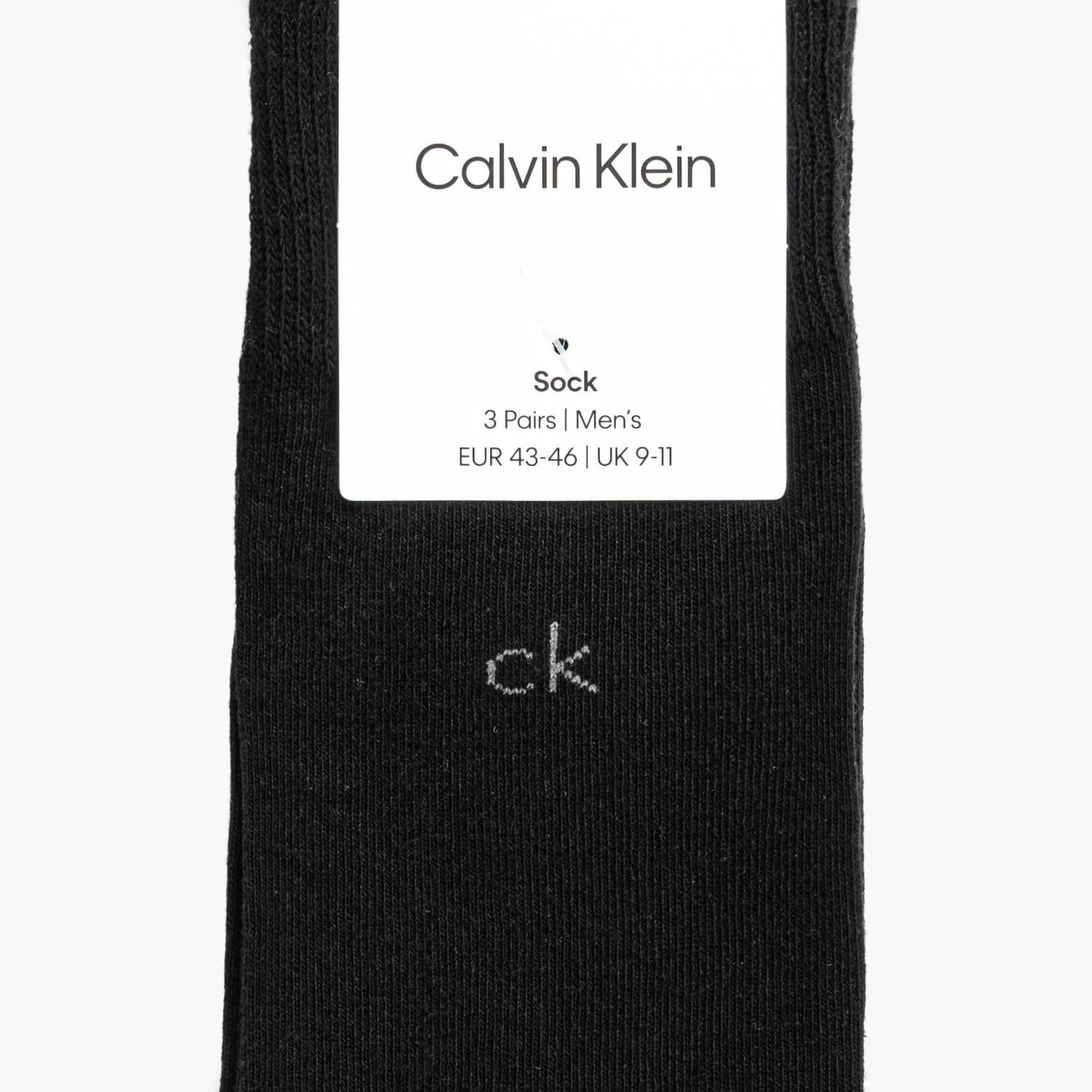 Calvin Klein 3P.Sock-Black