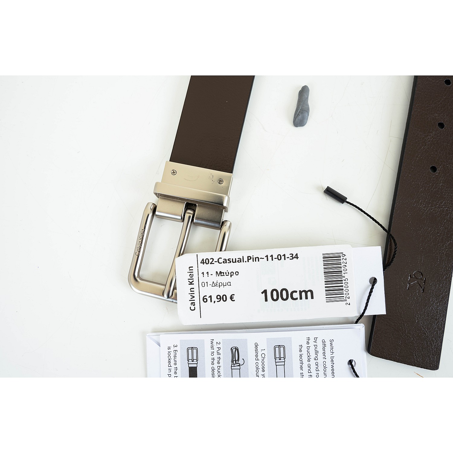 Belts Calvin Klein Casual.Pin-Black