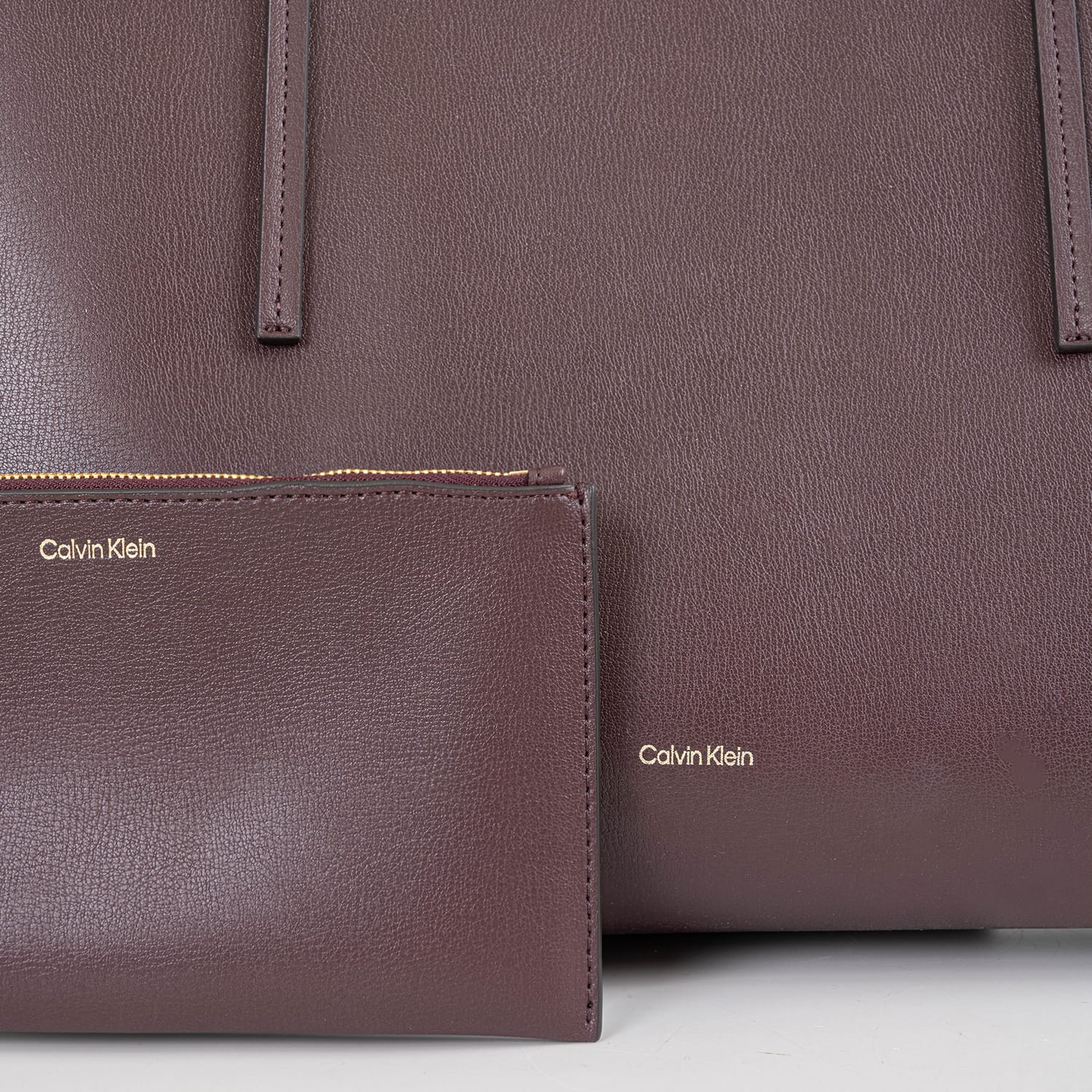 Calvin Klein Foil.Tote Γυναικεία Τσάντα Calvin Klein Foil.Tote-Bordo