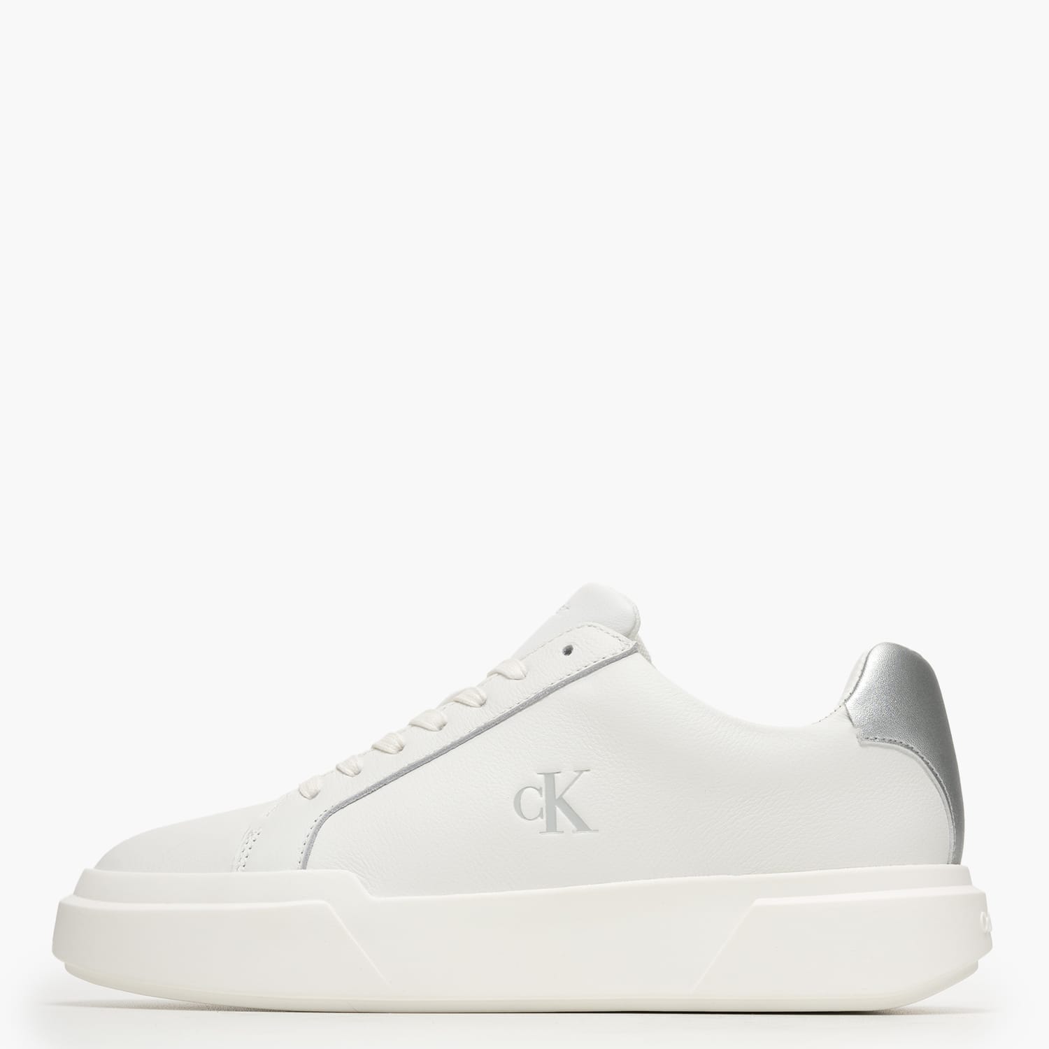 Calvin Klein Met.Cupsole Γυναικείο Παπούτσι Casual Calvin Klein Met.Cupsole-White