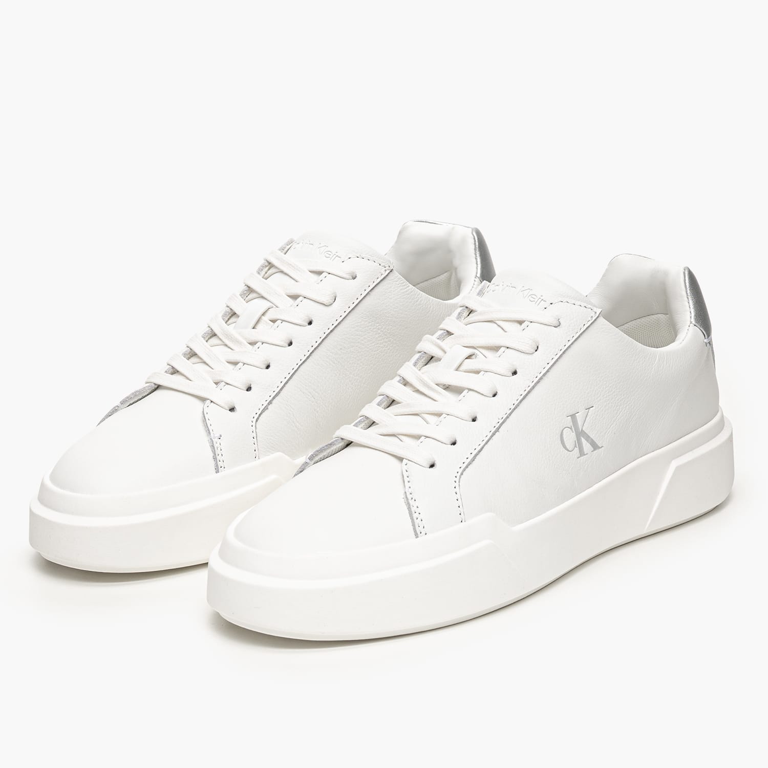 Calvin Klein Met.Cupsole Γυναικείο Παπούτσι Casual Calvin Klein Met.Cupsole-White