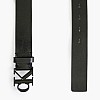 Calvin Klein Monogram.Buckle Ανδρική Ζώνη Calvin Klein Monogram.Buckle-Black