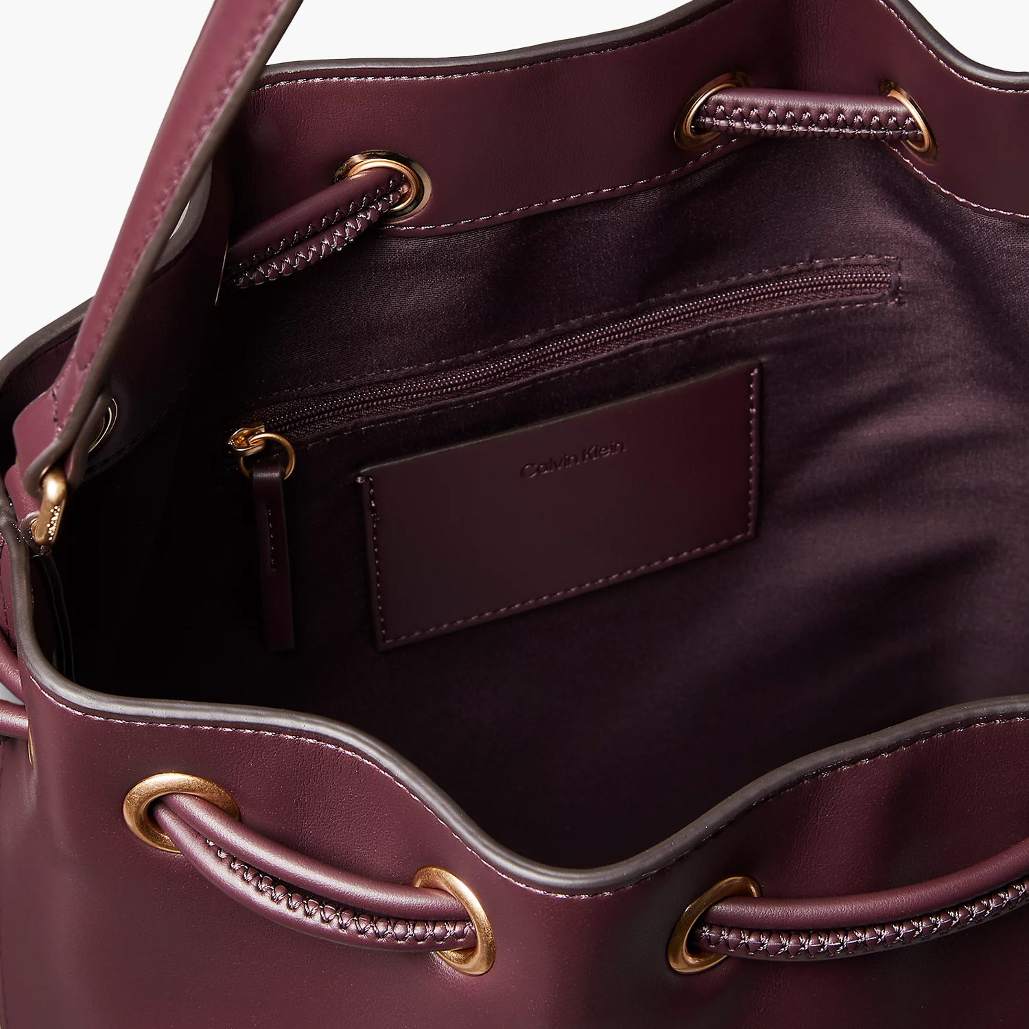 Calvin Klein Raised.Bucket Γυναικεία Τσάντα Calvin Klein Raised.Bucket-Bordo