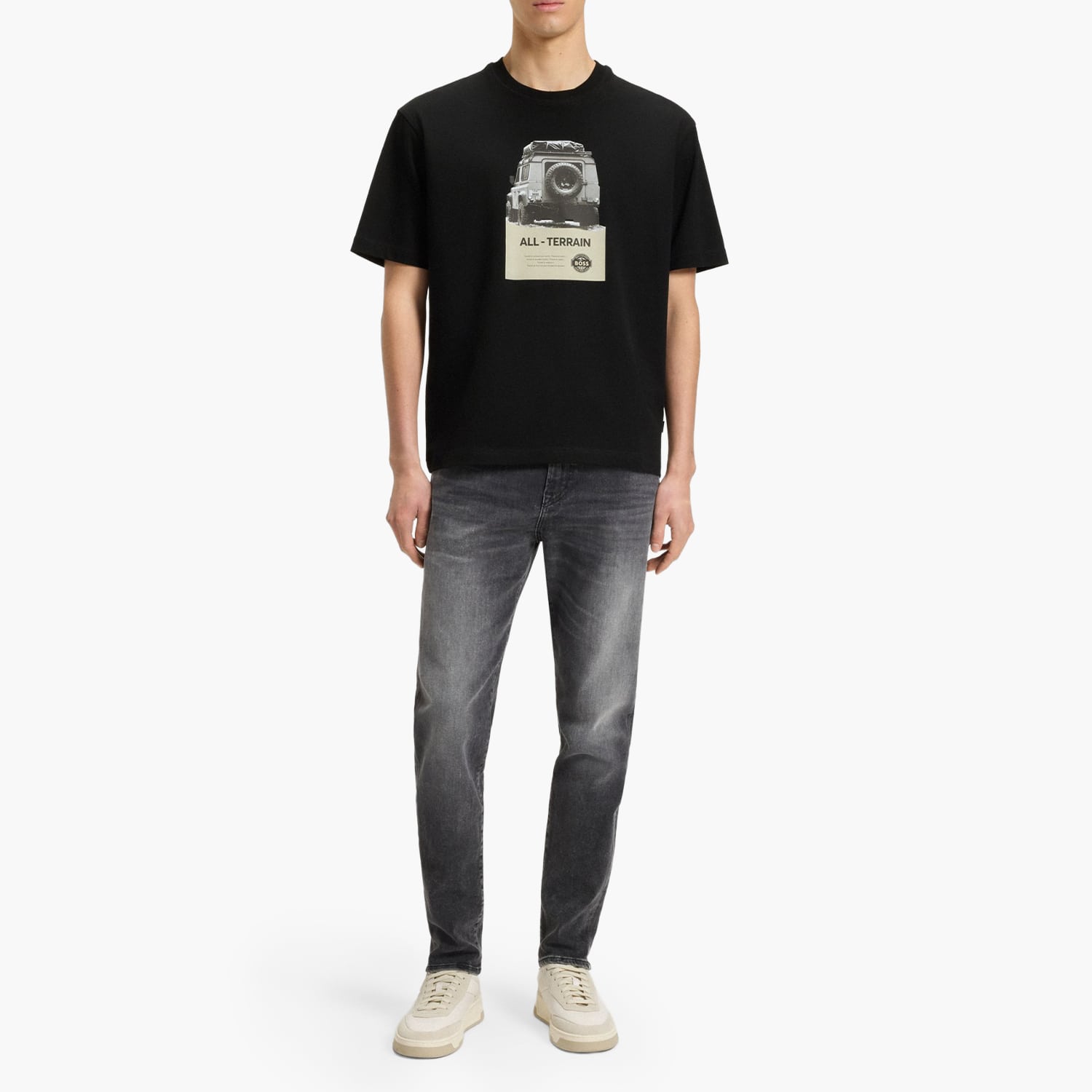 Boss Te.Wagon Ανδρικά Μπλούζες Boss Te.Wagon-Black