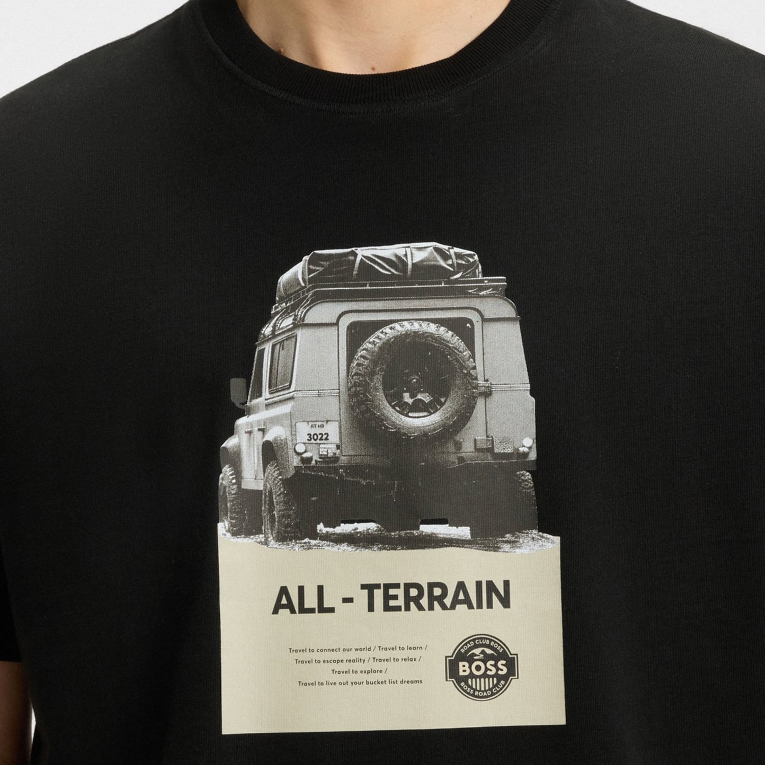 Boss Te.Wagon Ανδρικά Μπλούζες Boss Te.Wagon-Black