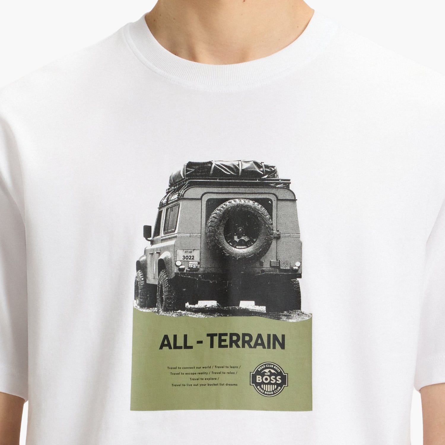Boss Te.Wagon Ανδρικά Μπλούζες Boss Te.Wagon-White