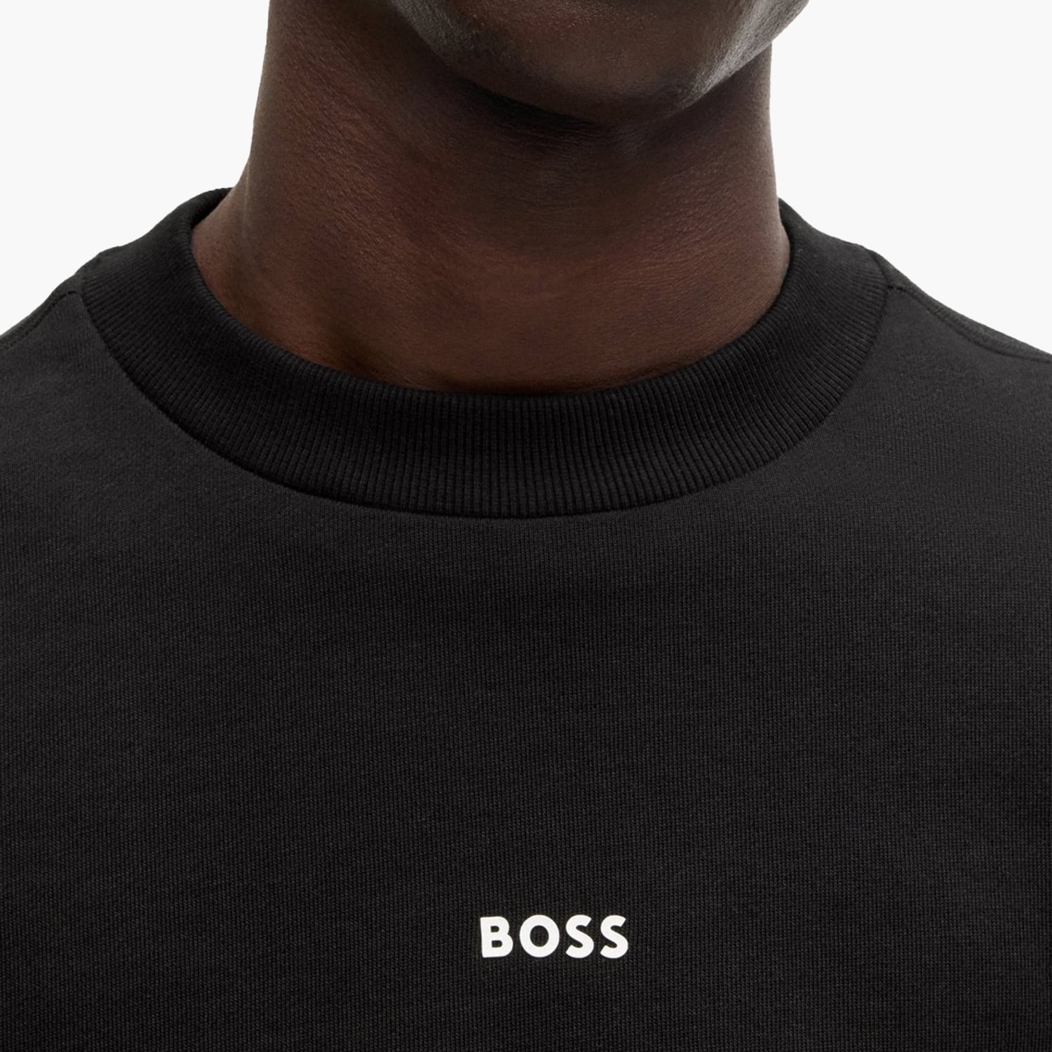 Boss Wesmall.Crew Ανδρικά Φούτερ Boss Wesmall.Crew-Black