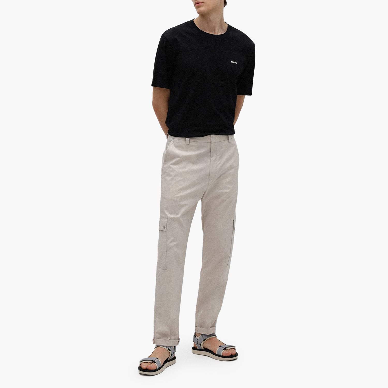 Hugo Dero222 Ανδρικά Μπλούζες Hugo Dero222-Black