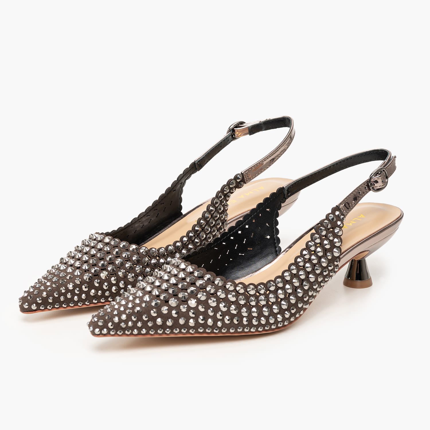 Alma En Pena I250531 Γυναικεία Γόβα & Peeptoe Χαμηλή Alma En Pena I250531-Bronze