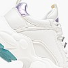 Buffalo Bnr.Ice Γυναικείο Παπούτσι Casual Buffalo Bnr.Ice-White