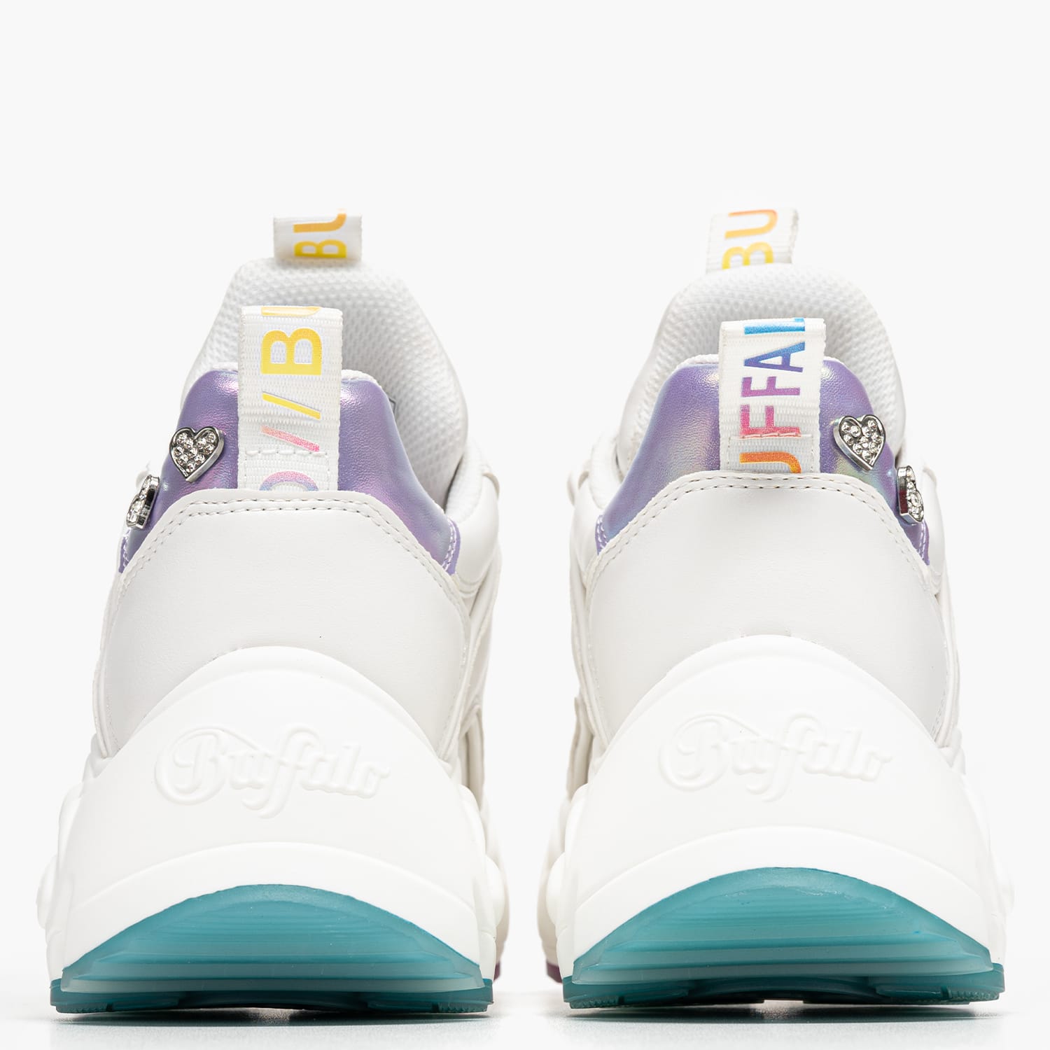 Buffalo Bnr.Ice Γυναικείο Παπούτσι Casual Buffalo Bnr.Ice-White