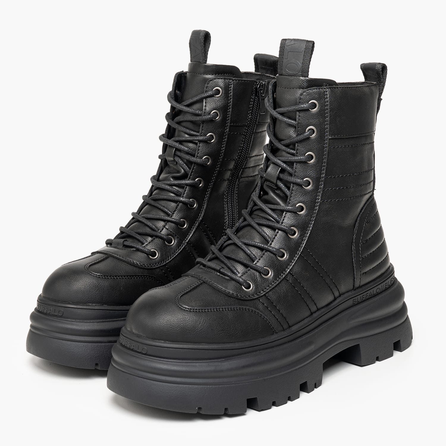 Buffalo Dione Γυναικείο Μποτάκι Buffalo Dione-Black