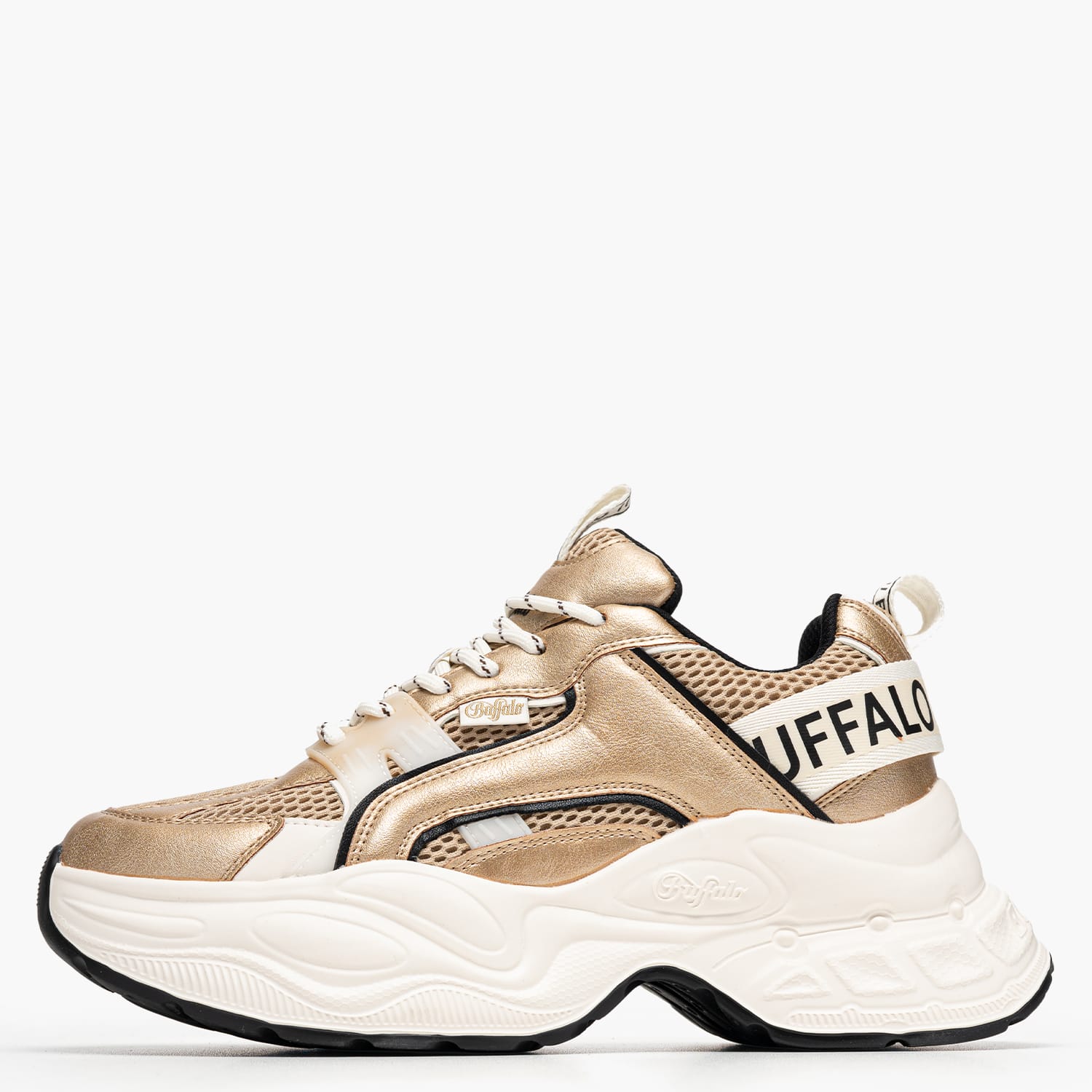Buffalo Yuno.Cg Γυναικείο Παπούτσι Casual Buffalo Yuno.Cg-Gold