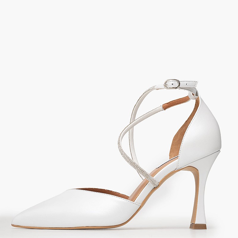 Mortoglou Juliette Γυναικεία Γόβα & Peeptoe Ψηλή