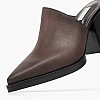 Mortoglou Tatyana Γυναικείο Mule Mortoglou Tatyana-Brown