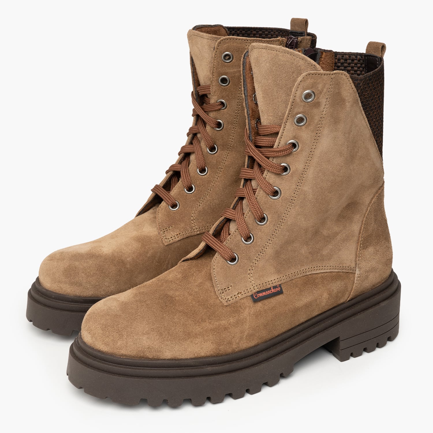 Mortoglou 51362 Γυναικείο Μποτάκι Mortoglou 51362-Beige