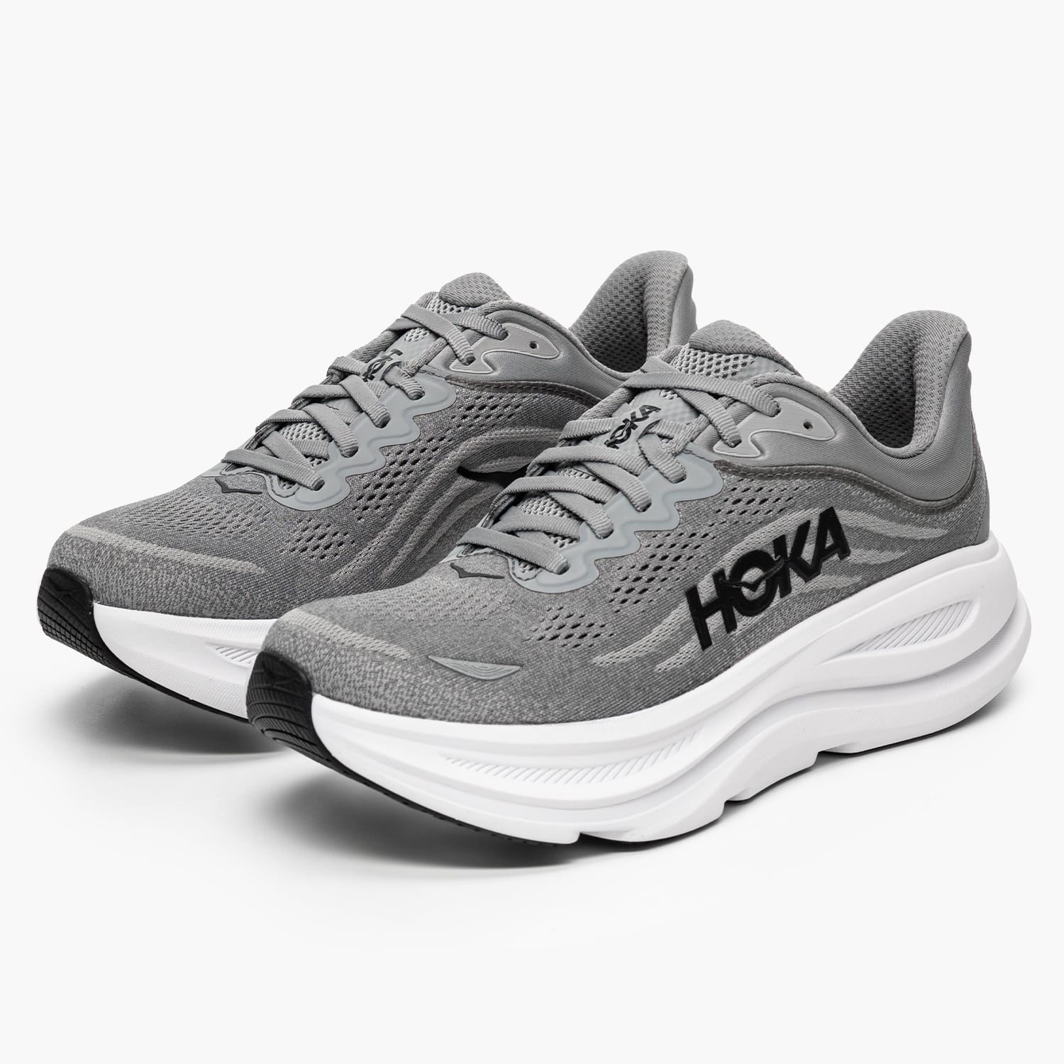 Hoka Bondi9.M Ανδρικό Παπούτσι Casual Hoka Bondi9.M-Grey