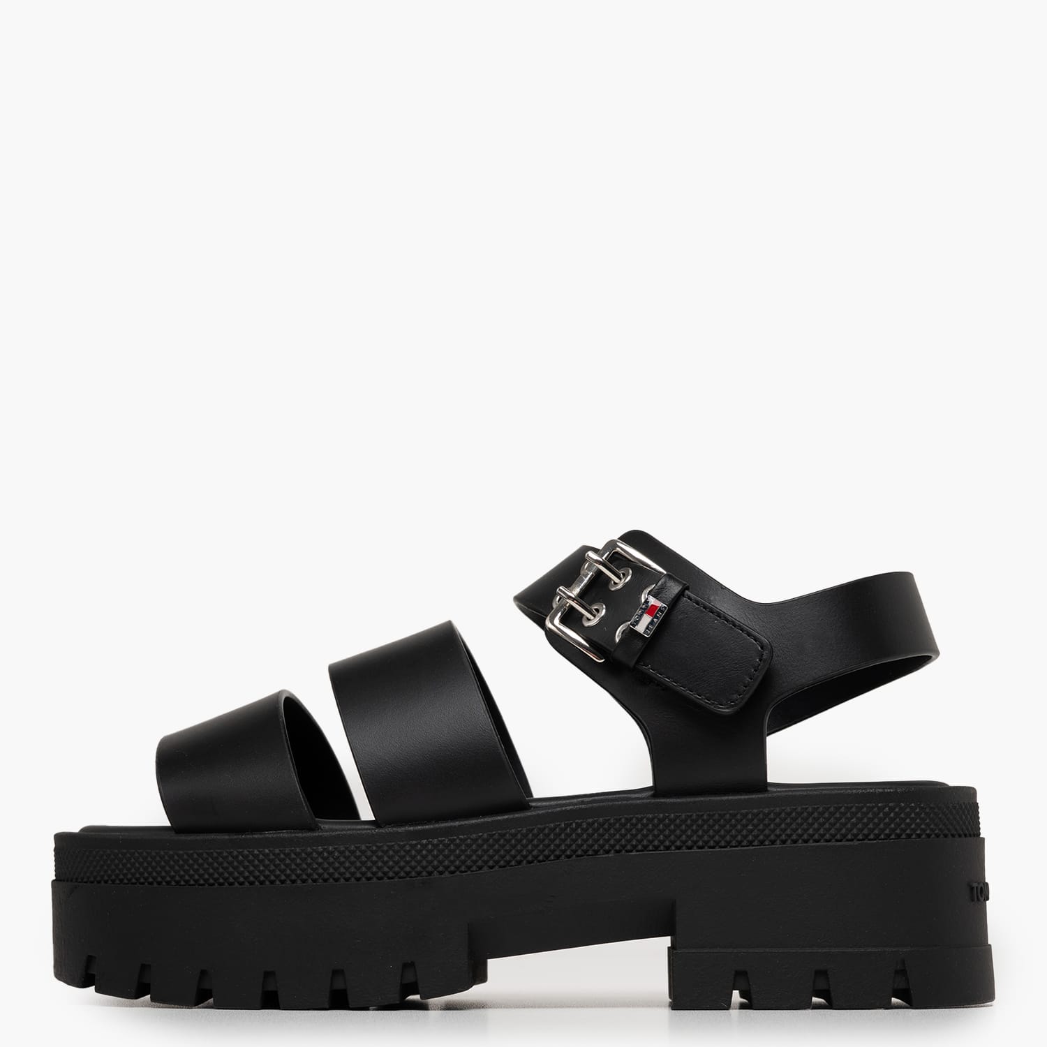 Tommy Hilfiger Fisherman.Leather Γυναικεία Πλατφόρμα Χαμηλή