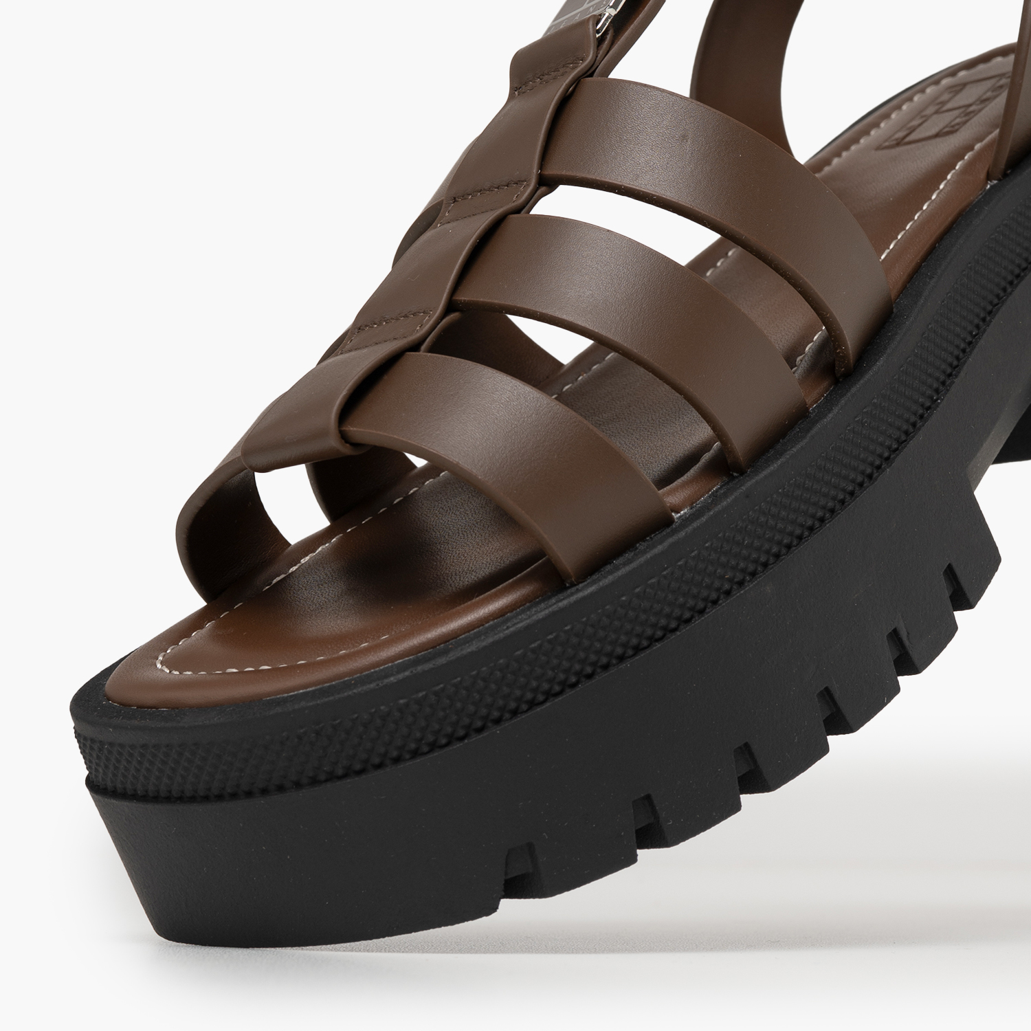 Tommy Hilfiger Fisherman.Leather Γυναικεία Πλατφόρμα Χαμηλή