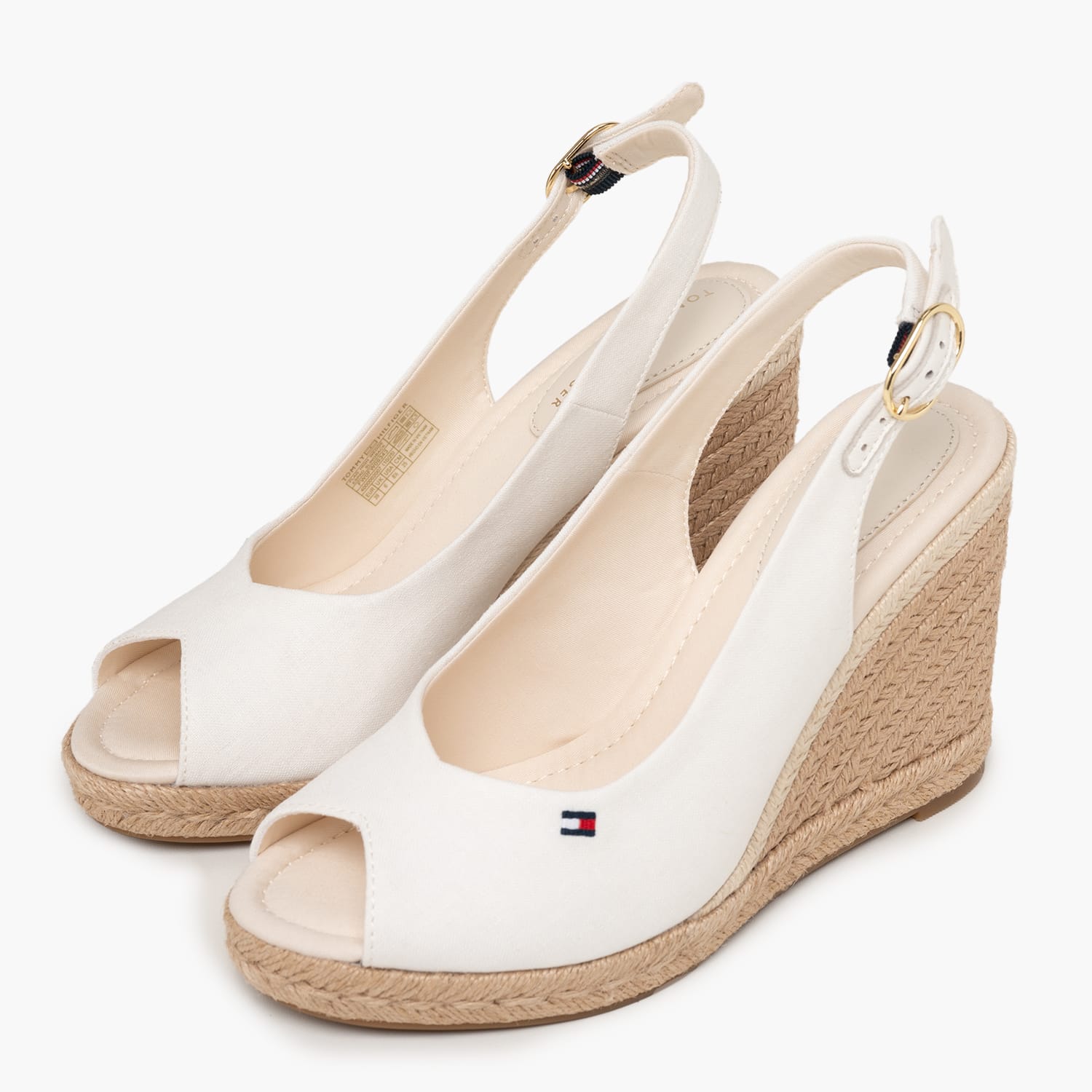 Tommy Hilfiger Flag.Slingback-White