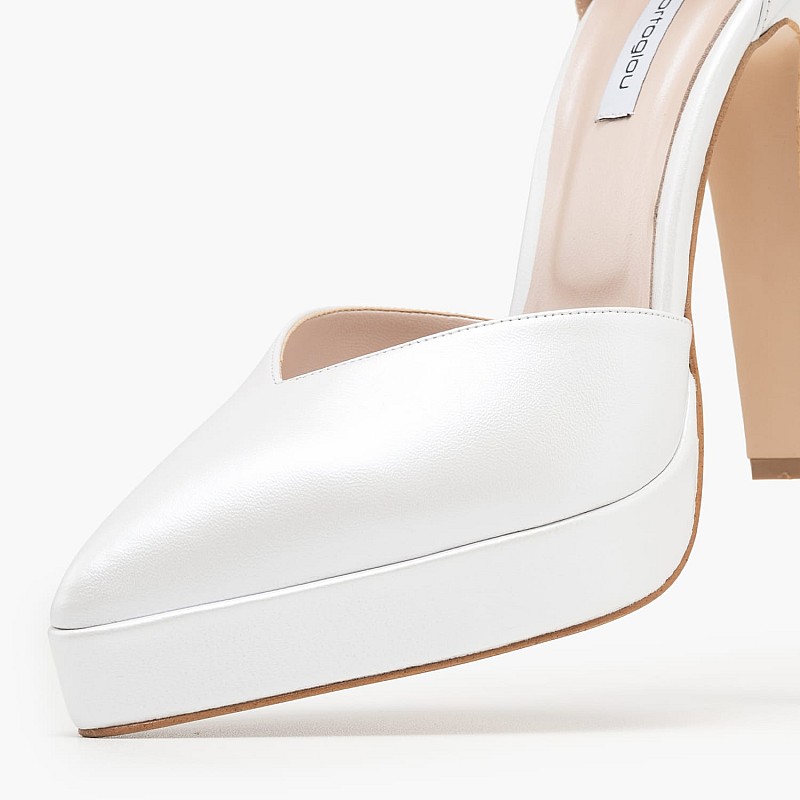 Mortoglou 2654.100505 Γυναικεία Γόβα & Peeptoe Ψηλή