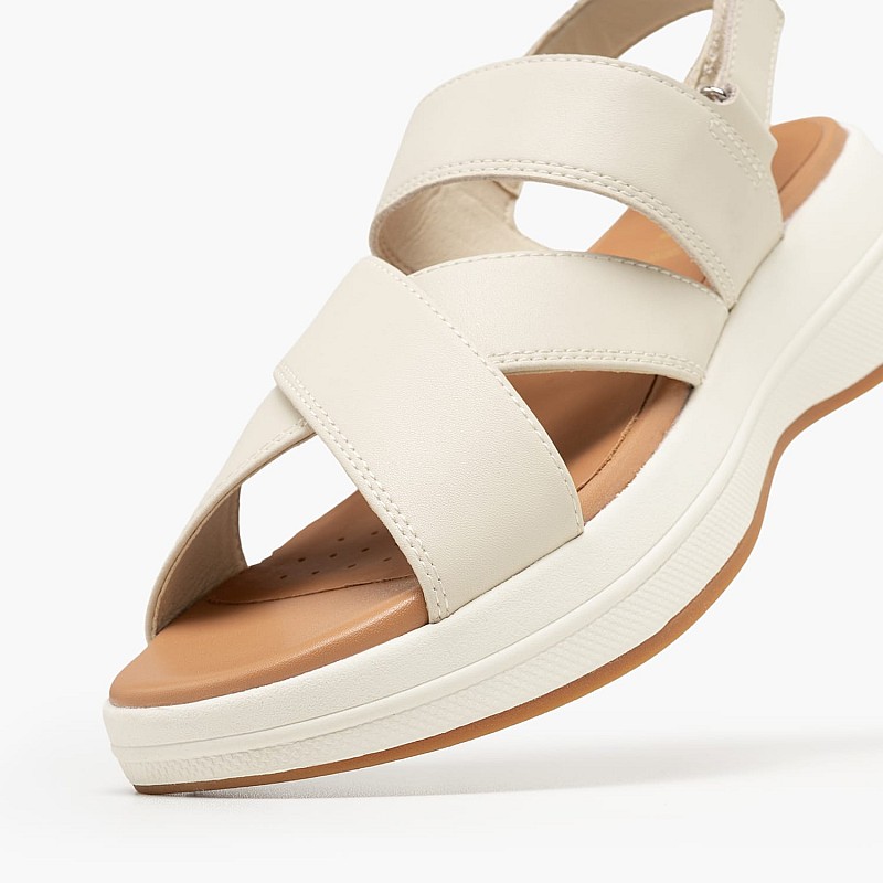 Geox Ecub.Spherica Γυναικεία Πλατφόρμα Χαμηλή